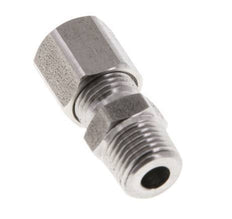 M10x1 Macho x 6LL Anillo de corte recto de acero inoxidable 100 Bar DIN 2353