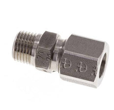 M10x1 Macho x 8LL Anillo de corte recto de acero inoxidable 100 Bar DIN 2353