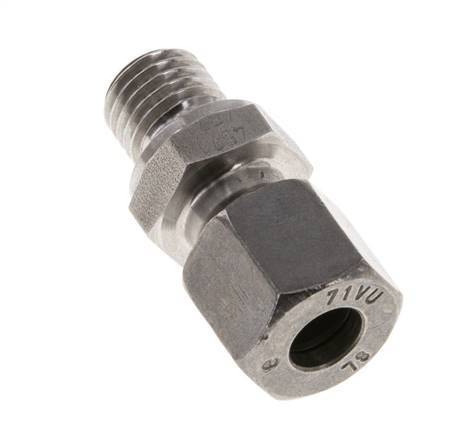 M12x1,5 Macho x 8L Anillo de corte recto de acero inoxidable 315 Barra DIN 2353