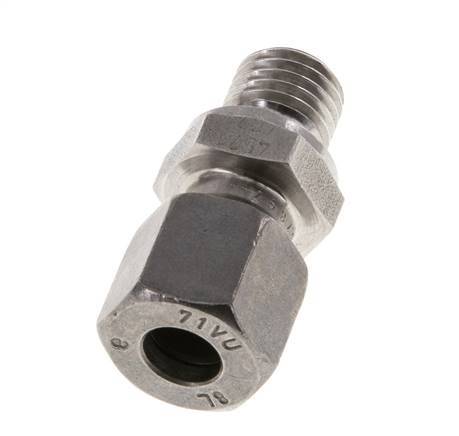 M12x1,5 Macho x 8L Anillo de corte recto de acero inoxidable 315 Barra DIN 2353