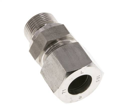 M22x1,5 Macho x 16S Anillo de corte recto de acero inoxidable 400 Barra DIN 2353