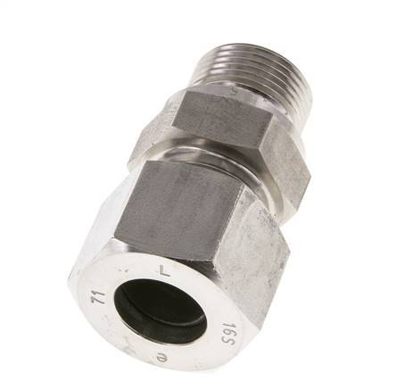 M22x1,5 Macho x 16S Anillo de corte recto de acero inoxidable 400 Barra DIN 2353