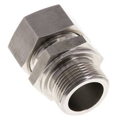 M33x2 Macho x 28L Anillo de corte recto de acero inoxidable 160 Barra DIN 2353