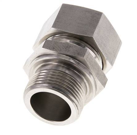 M33x2 Macho x 28L Anillo de corte recto de acero inoxidable 160 Barra DIN 2353
