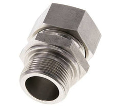 M33x2 Macho x 28L Anillo de corte recto de acero inoxidable 160 Barra DIN 2353