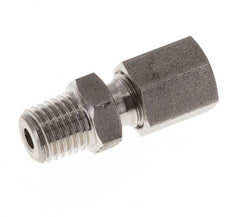 M8x1 Macho x 4LL Anillo de corte recto de acero inoxidable 100 Bar DIN 2353