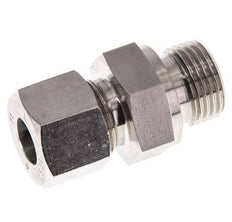G 1/2'' Macho x 12S Anillo de corte recto de acero inoxidable con junta FKM 630 Barra DIN 2353
