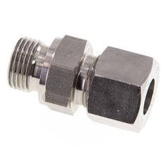 G 1/2'' Macho x 14S Anillo de corte recto de acero inoxidable con junta FKM 630 Bar DIN 2353