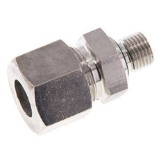 G 1/4'' Macho x 14S Anillo de corte recto de acero inoxidable con junta FKM 630 Bar DIN 2353