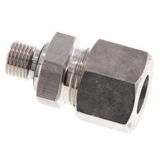 G 1/4'' Macho x 14S Anillo de corte recto de acero inoxidable con junta FKM 630 Bar DIN 2353