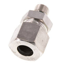 G 1/4'' Macho x 14S Anillo de corte recto de acero inoxidable con junta FKM 630 Bar DIN 2353