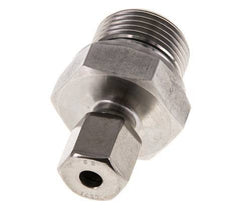 G 3/4'' Macho x 6S Anillo de corte recto de acero inoxidable con junta FKM 630 Bar DIN 2353