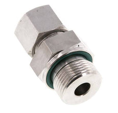 G 3/4'' Macho x 14S Anillo de corte recto de acero inoxidable con junta FKM 630 Bar DIN 2353
