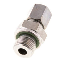 G 3/8'' Macho x 6S Anillo de corte recto de acero inoxidable con junta FKM 630 Bar DIN 2353