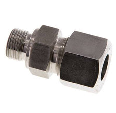 G 3/8'' Macho x 14S Anillo de corte recto de acero inoxidable con junta FKM 630 Bar DIN 2353