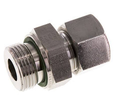 G 1'' Macho x 20S Anillo de corte recto de acero inoxidable con junta FKM 400 Bar DIN 2353
