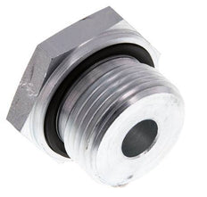 G 1'' x G 1/4'' M/F Adaptador Reductor de Acero Cincado 400 Bar - Hidráulico