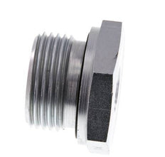 G 1'' x G 1/4'' M/F Adaptador Reductor de Acero Cincado 400 Bar - Hidráulico