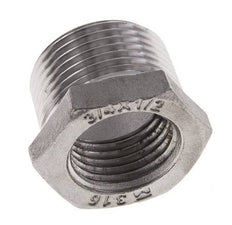 3/4'' NPT x 1/2'' NPT M/F Anillo reductor de acero inoxidable 16 Bar