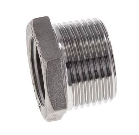 3/4'' NPT x 1/2'' NPT M/F Anillo reductor de acero inoxidable 16 Bar
