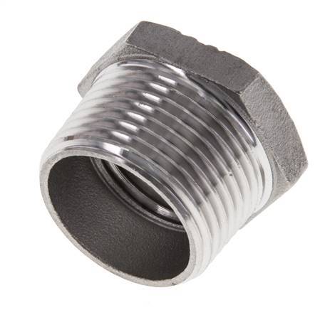 3/4'' NPT x 1/2'' NPT M/F Anillo reductor de acero inoxidable 16 Bar