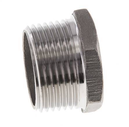 1'' NPT x 3/4'' NPT M/F Anillo reductor de acero inoxidable 16 Bar