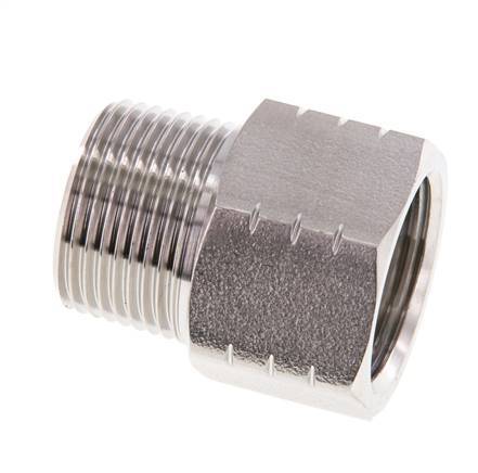 R 3/4'' x 3/4'' NPT M/F Anillo reductor de acero inoxidable 40 Bar - Hidráulico