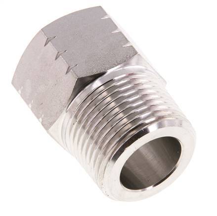 R 1'' x 1'' NPT M/F Anillo reductor de acero inoxidable 40 Bar - Hidráulico