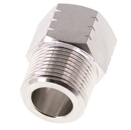 R 1'' x 1'' NPT M/F Anillo reductor de acero inoxidable 40 Bar - Hidráulico