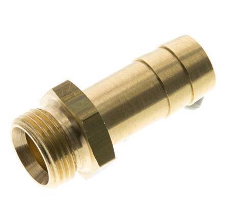G 3/8'' Male x 13mm Brass Hose barb 16 Bar [2 Pieces]