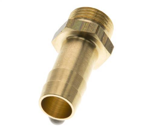 G 3/8'' Male x 13mm Brass Hose barb 16 Bar [2 Pieces]