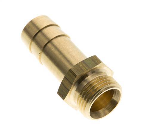 G 3/8'' Male x 13mm Brass Hose barb 16 Bar [2 Pieces]