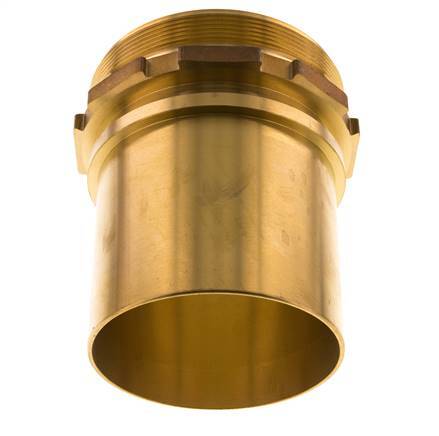G 4'' Macho x 100mm Llave de manguera de latón con collarín de seguridad DIN 2817