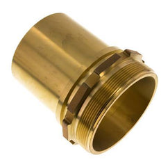 G 4'' Macho x 100mm Llave de manguera de latón con collarín de seguridad DIN 2817