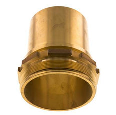 G 4'' Macho x 100mm Llave de manguera de latón con collarín de seguridad DIN 2817