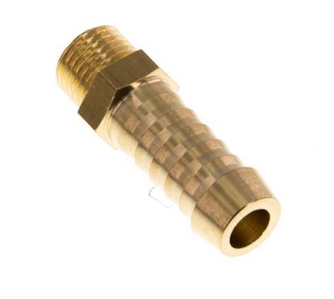 M10x1 Male x 9mm Brass Hose barb 16 Bar [5 Pieces]