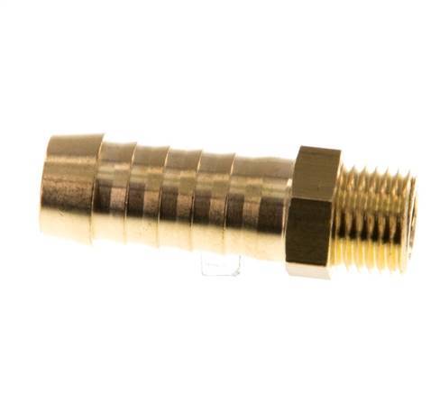 M10x1 Male x 9mm Brass Hose barb 16 Bar [5 Pieces]
