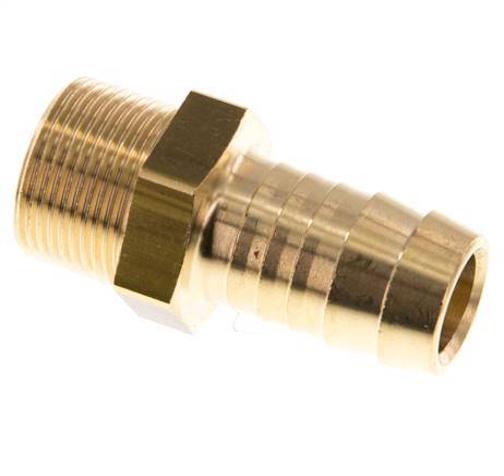 M24x1,5 Macho x 19mm Llave de manguera de latón 16 Bar