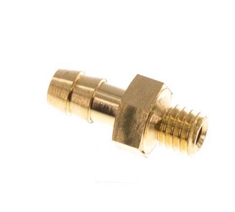 M3 Male x 2mm Brass Hose barb 10 Bar [5 Pieces]