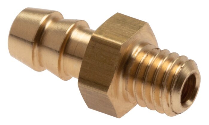 M3 Male x 2mm Brass Hose barb 10 Bar [5 Pieces]