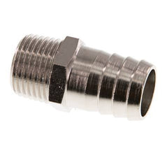 R 1/2'' Male x 19mm Nickel plated Brass Hose barb 16 Bar [2 Pieces]