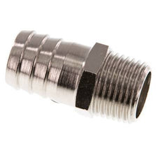 R 1/2'' Male x 19mm Nickel plated Brass Hose barb 16 Bar [2 Pieces]