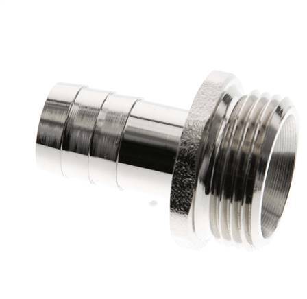 G 1'' Macho x 19mm Latón niquelado Llave de manguera 16 Bar