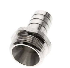 G 1'' Macho x 19mm Latón niquelado Llave de manguera 16 Bar