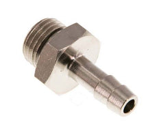 G 1/4'' Male x 6mm Nickel plated Brass Hose barb with NBR Seal 30 Bar [5 Pieces]