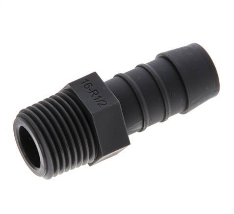 R 1/2'' Male x 16mm PA 6 Hose barb 10 Bar [5 Pieces]