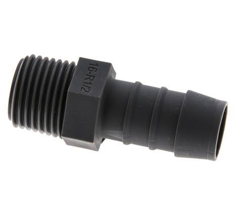 R 1/2'' Male x 16mm PA 6 Hose barb 10 Bar [5 Pieces]