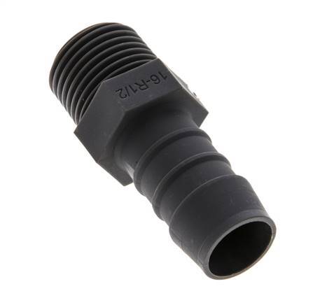 R 1/2'' Male x 16mm PA 6 Hose barb 10 Bar [5 Pieces]