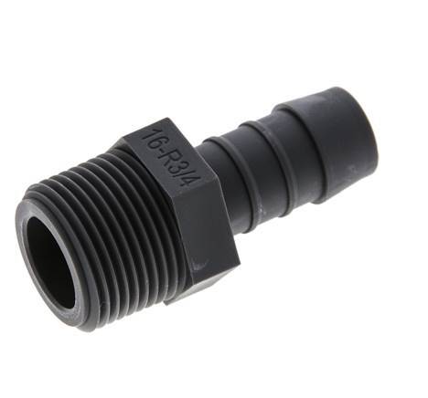 R 3/4'' Male x 16mm PA 6 Hose barb 10 Bar [2 Pieces]