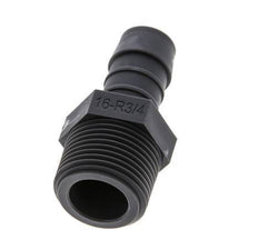 R 3/4'' Male x 16mm PA 6 Hose barb 10 Bar [2 Pieces]